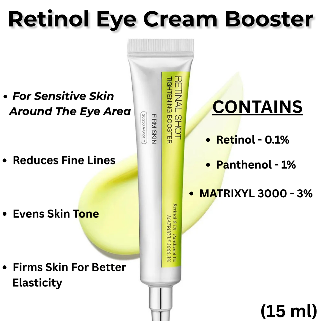 Retinol Shot Anti-Aging Collection: Tightening Serum, Eye Booster & Hydrating Essence