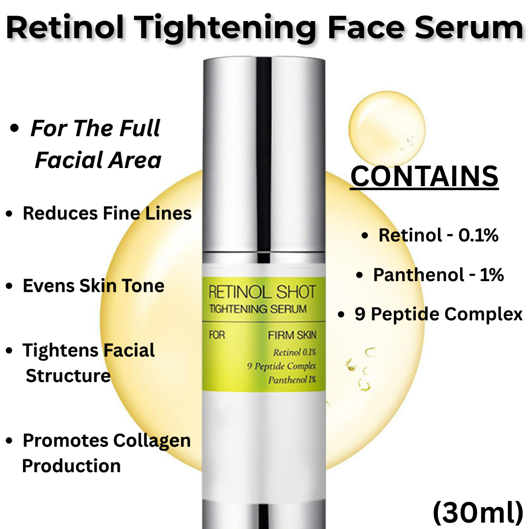 Retinol Shot Anti-Aging Collection: Tightening Serum, Eye Booster & Hydrating Essence